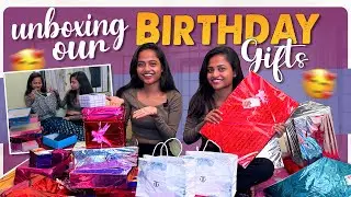 మా unboxing gifts లో చాలా unexpected gifts ఉన్నాయి ఏంటి ra బాబు😱😳🤣😭#vizagtwinsofficial #viral