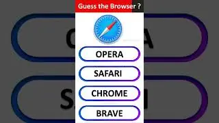 Guess the Web Browser? #logo #shorts #logoquiz