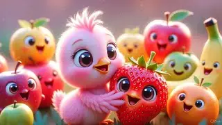 &ldquo;Pink Baby Chuja & Strawberry &ndash; Cute Funny Kids Rhyme | Super Adorable Cartoon Song 🐥🍓&rdquo;