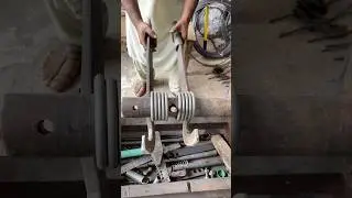 Professional Spring Making Process | Skilled Young Craftsmen at Work
