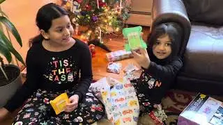 It’s Christmas morning and opening Christmas presents! #snow #christmas #presents #gifts #happiness