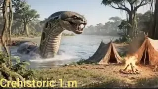 Crehistoric 1.m humans vs Titanoboa the Deadliest Battle in Ancient history 