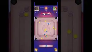 Singapore Plaza Straight Break to Finish #shorts🔥||Carrom Pool shorts🔥||Khel Gyani 🔥||#shorts🔥
