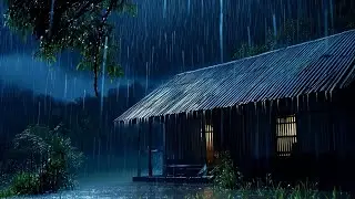 Rain and Thunder Sounds for Sleeping Dark Stormy Night for Peaceful Dreams