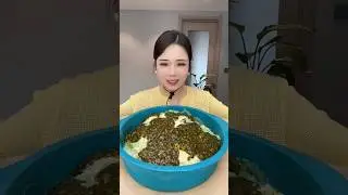 ASMR ICE EATING with MATCHA and MILK POWDER with PASSION FRUIT