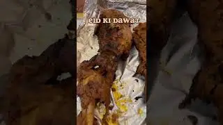 Eid Al Adha Mubarak! | Biryani | pulao | goat roast | Indian chat | falooda | chicken leg | eating