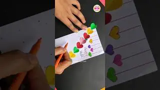 Holi Greeting Card | Happy Holi Card | DIY Holi Card | #shorts #youtubeshorts #holi #viral
