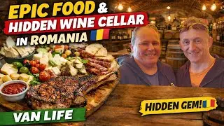 Epic Food & Hidden Wine Cellar in Romania 🇷🇴 | Van Life Adventure