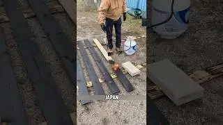 The traditional Japanese technique for protecting wood #shorts