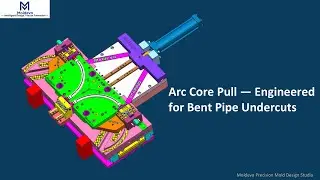 Arc Core Pull Design for Bent Pipe Undercuts｜Engineering Judgment in Motion Control