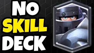 MEGA KNIGHT NO SKILL BEST DECK CLASH ROYALE 