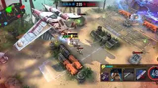 Star Wars: Force Arena - POE D. Flying High. Dropping Bombs 2