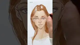 Fashion Illustration: Coloring Face with Markers | Mewarnai Wajah #shorts #MKLAVFashionCourse