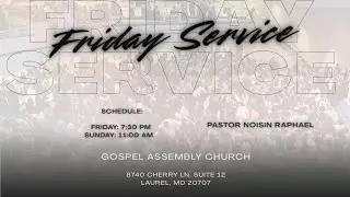 January 9, 2026 - Friday Night Service