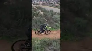 First time hitting the jump line in norco #mtb #downhillmtb #trek