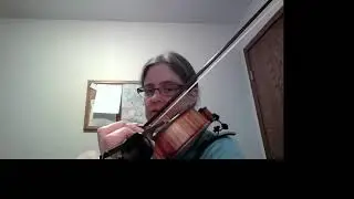 3 Octave A minor violin arpeggio with fingerings and playthrough