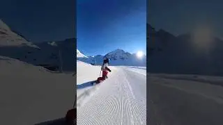 Smooth ski slopes⛷️ #music #extremesports