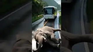 elephant help me please subscribe 1 lakh 💔💔 #monkey #ekmotahathighumechala #animals