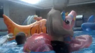 Pool jousting!