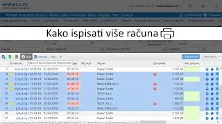 e-racuni.hr - Kako ispisati vi&scaron;e računa