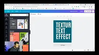 How to create texture text effect