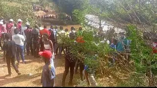 Inahuzunisha! Shughuli ya kuopoa mwanafunzi wa muust aliyezama ilivyoendeshwa leo mto Isiukhu