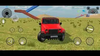 Drive 🔴 JCB Unloading stone From modified Thar in Game #jcb #tractor #dumper #truck #gamingvideos