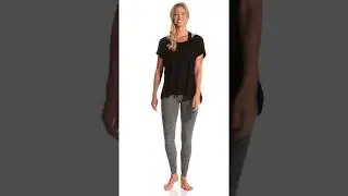 Beyond Yoga Back Out Yoga Tee | SwimOutlet.com