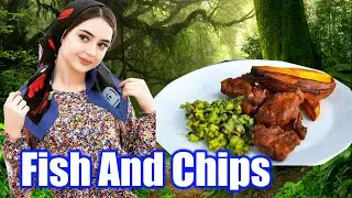 Best Fish And Chips recipe for camping in the jungle | Cooking in nature | Wild cooking