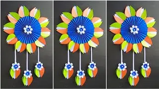 New! Easy Republic Day Paper Wall Hanging - Tricolor decoration ideas - 26th January special craft