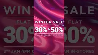 Sapphire winter sale 2024 flat 30% and 50% off #sapphire #fashion #trending #clothing #brands #sale