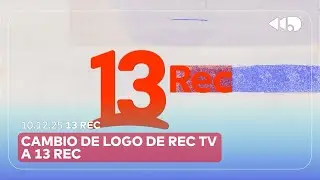 Momento del estreno del nuevo logo de 13 Rec (10/12/2025)