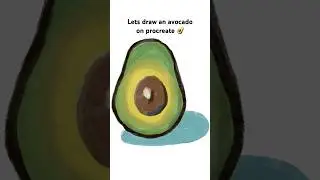 #procreate #avocado #simpledrawing #shortsvideo #trending #shorts