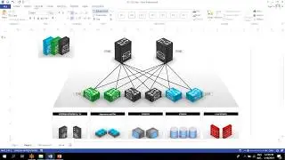 Tutorial3: Network Diagram in MS Visio using 3D Symbols