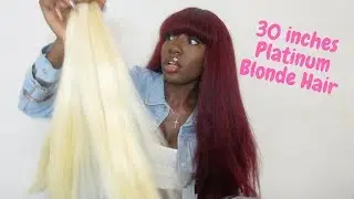 New Star Hair PLATINUM 613 Blonde Is Trash? | Aliexpress