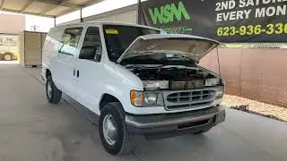 2001 Ford E-250 Econoline Cargo Van For Virtual Online Auction November 12, 2022