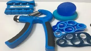 IMENSEAS Grip Strength Trainer 7 Pack, Grip Strength Tester Trainer, Hand Grip Strengthener Adjustab