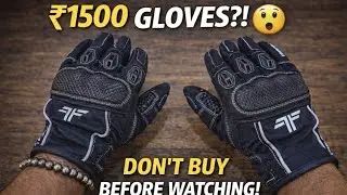 Under ₹1500 Riding Gloves 😳 Worth It? | Tarmac Tex 2 Honest Review
