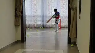 Lockdown - Arsh Cricket Practice at home with Tennis Ball