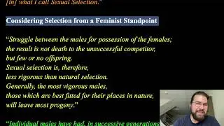 Darwinism: Sexual Selection