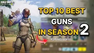 TOP 10 GUNS FOR RANKED IN SEASON 2 OF COD MOBILE 2024 (WITH GUNSMITH)