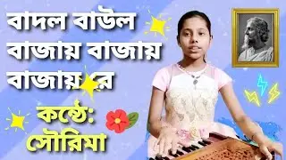 বাদল বাউল বাজায় বাজায় রে lyrics