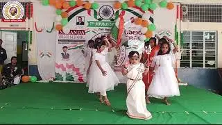 Vande Mataram | Patriotic Performance by Grade 3 Students | Nalanda High School Gajwel