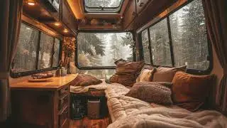 Sleep Immediately 🚗 Rain Sounds in Car with Thunder, Heavy Rain Sounds for Sleeping and Relaxation