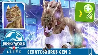 OMEGA CERATOSAURUS GEN 2 NEW MOVE UNLOCKED (JURASSIC WORLD ALIVE)