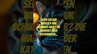 Sehen Katzen wirklich nur schwarz-wei&szlig;? Die Wahrheit &uuml;ber Katzenaugen! 🐾👀