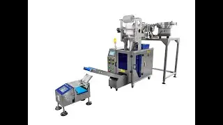 Vertical packing machine with double counting bowl