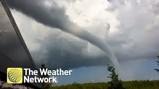 Watch these incredible funnel clouds form in Quebec and Ontario