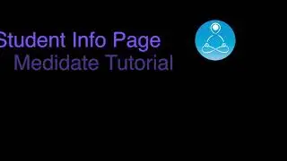 Student's Info Page Tutorial - Medidate Studio Management Software