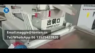 Automatic scrap copper cable wire recycling copper separating machine
